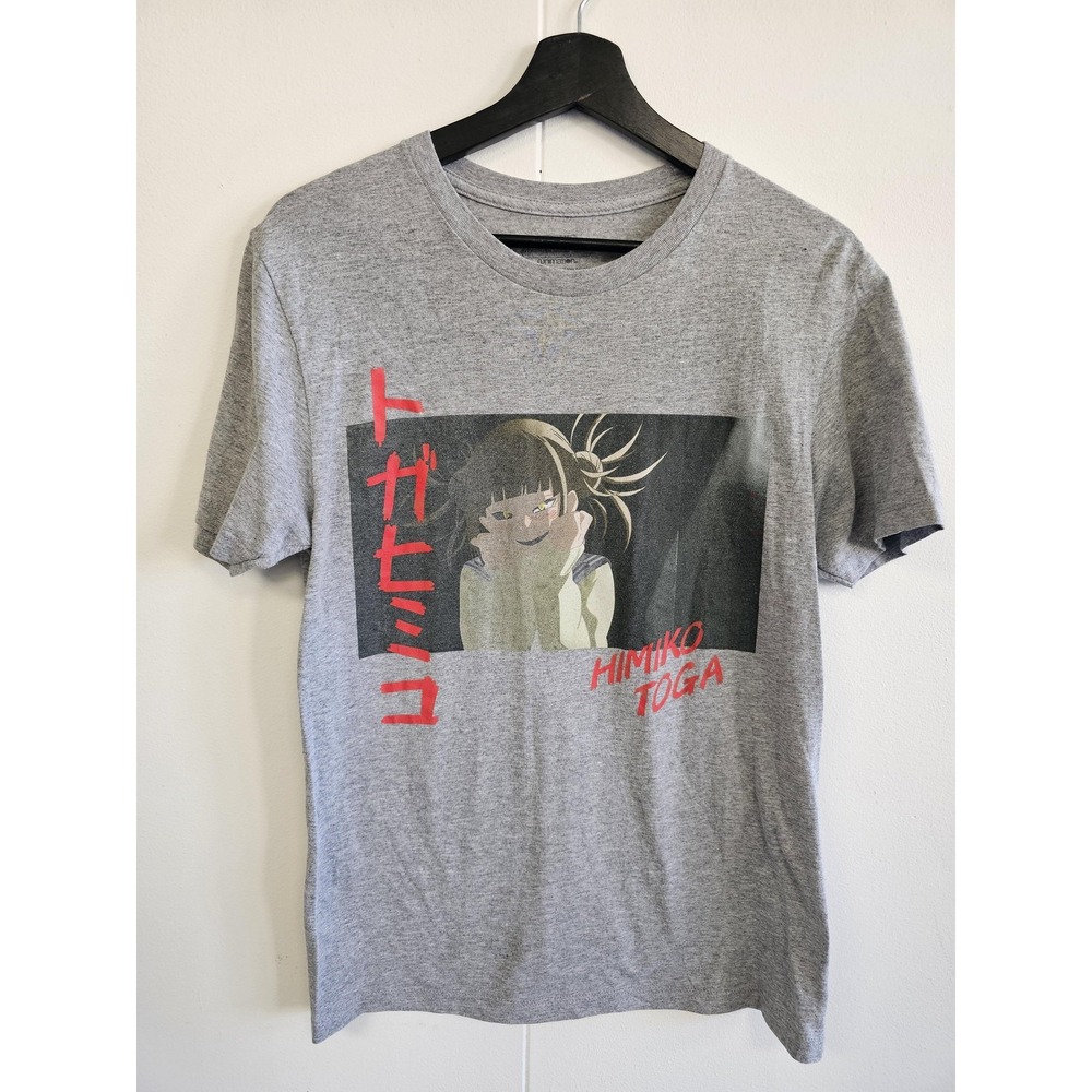 My Hero Academia‎ Himiko Toga Shirt Mens Small Gray Anime Graphic Tee T-Shirt